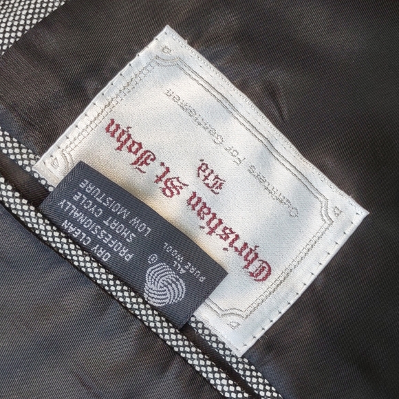 Burberry® Men's Pure Wool Snake Eye pure Wool Fabric Blazer - Picture 16 of 16